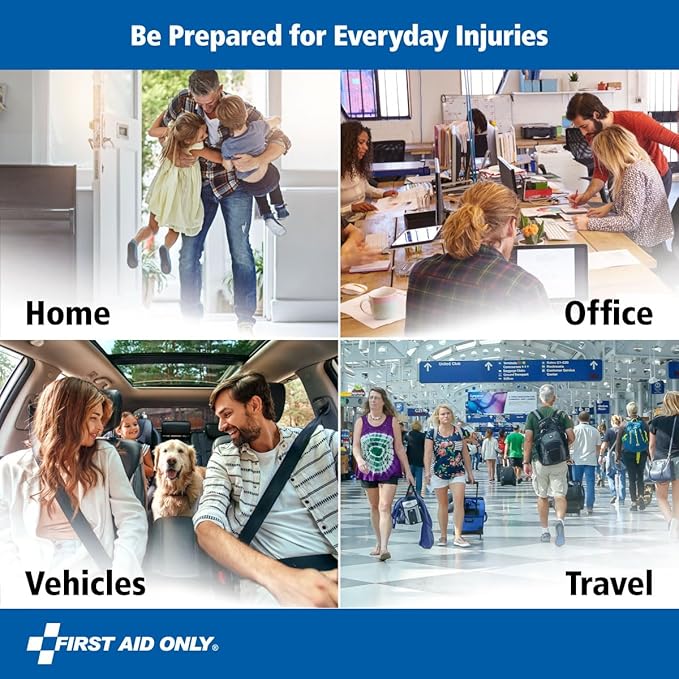 313 Piece Home & Go Emergency First Aid Kit (91081)