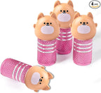 4Pack Dog Tire Valve Stem Caps Cute 3D Resin Animal Car Accessories Decor,Universal Tire Air Caps for Car,SUV,Bike,Motorcycle,Bicycle,Perfect Dog Gifts for Women Men Dogs Lover