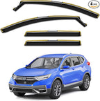 in-Channel Rain Guards Fit for Honda CRV CR-V 2017-2022, Extra Durable Window Rain Guards Visors Vent Visors Window Deflector Vent Shades Car Accessories -4 pcs