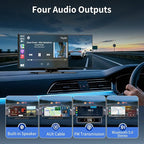 11.5" Largest Wireless Carplay Screen for Car, Portable Apple Carplay & Android Auto Touch Screen,1080p Backup Camera/Mirror Link/Voice Control/GPS/Bluetooth,for All Vehicles