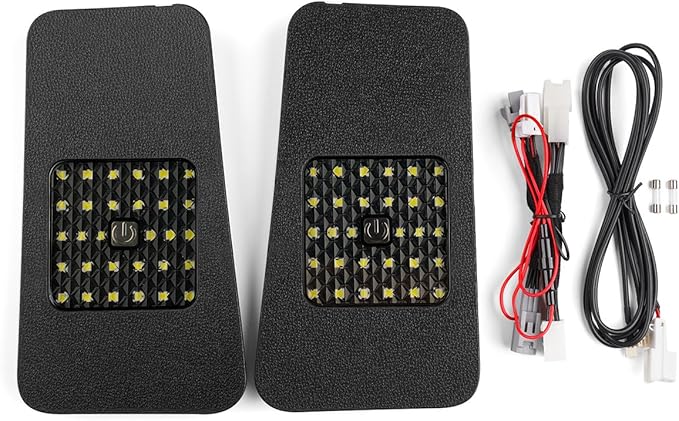 Compatible with LED Lights Toyota Highlander 2023 2022 2021 2020 Cargo Lamps Decorative Atmosphere Lamp Trunk Ceiling Lighting 2 PCS (Only for Electric Tailgate Versions, Not fit 2024)