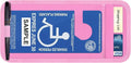 Handicap Placard Holder for Auto, Disabled Parking Permit Sign Protector for Car Sun Visor with Note Paper Slot, Pen Holder and Elastic Strap - Pink