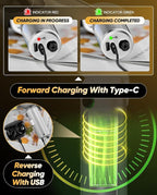 Car Vacuum Portable 6-in-1 Handheld Cordless Vacuums, 20000PA Suction, 7800mAh Blower, Window Breaker, Seatbelt Cutter for Car, Home & Office Cleaning SW102 Silver