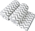 Microfiber Bath Towels, Bath Towel 2 Pack(30" x 60"), Oversized, Soft, Super Absorbent and Fast Drying, Multipurpose Use for Sports, Fitness, Yoga, Chevron Grey