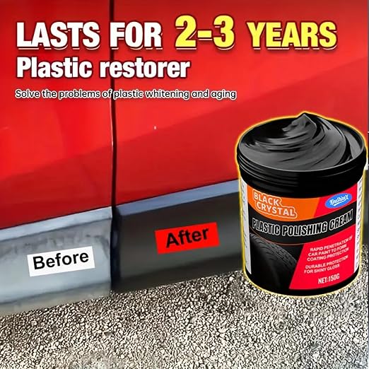 Multi-Purpose Restorer, 300g Black Polish for Removing Scratches from Car Exterior Interior & Home Items