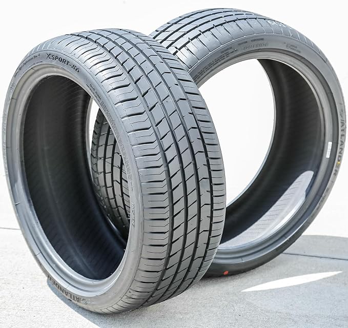 Set of 2 (TWO) Atlander Xsport-86 Summer Passenger Car High Performance Radial Tires-245/40R19 245/40/19 245/40-19 98W Load Range XL 4-Ply BSW Black Side Wall UTQG 420AA