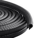 Universal Car Door Guards 33Ft(10M), Rubber U Shape Edge Trim Protection Strip, Black No-Glue Design Fits Most Vehicles