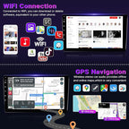 2+32G Android Car Stereo for Hyundai Elantra 2014 2015 2016 Radio Support with Wireless Apple Carplay Android Auto, 9'' Touchscreen in-Dash Bluetooth WiFi GPS Navigation Backup Camera