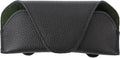 Magnetic Sunglass Holder for Car Visor Clip, Leather Car Glasses Holder, Visor Accessories Eyeglasses Holder Glasses Storage Case (01-Black)