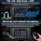 Car Radio for Chevrolet Chevy Silverado GMC Sierra Yukon 2007-2013 Android 13 GPS Navigation 2GB+32GB with 7 inch Touch Screen CarPlay Android Auto Bluetooth SWC Backup Camera
