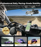 [True Strongest Suction] [Rally Racing-Grade Stability] Phone Holders for Your Car 2025 Upgraded Car Phone Holder Mount Truck Stand Cradle for iPhone Samsung All Phones, Purple