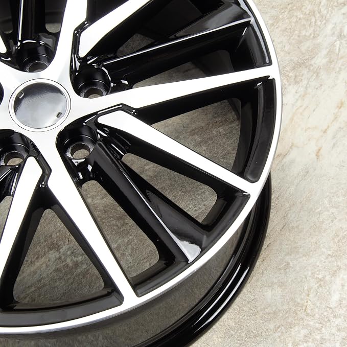 New 18x8" 18 Inch Aluminum Alloy Wheel Rim Compatible with Toyota Camry 2021 2022 2023, OEM Design, Alloy Replacement Wheel, Super Duty Car Rims Replacement | Direct Fit - OE Stock Specs, Gloss Black