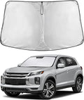 Windshield Sunshade Compatible for Mitsubishi Outlander Sport 2011-2024 2025 2026 (Not Fit for Outlander) Sun Visor for Front Window Sun Shade Cover, UV Heat Protector, Car Accessories