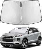Windshield Sunshade Compatible for Mitsubishi Outlander Sport 2011-2024 2025 2026 (Not Fit for Outlander) Sun Visor for Front Window Sun Shade Cover, UV Heat Protector, Car Accessories