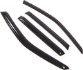 WD2-390 Dark Smoke 4 Pcs Set Window Visor (Outside Mount) Deflector Rain Guard Compatible with 2009-2013 Subaru Forester