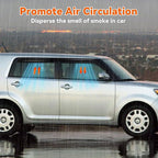Rain Guards Compatible with 2008-2015 Scion xB, Tape-On Side Window Visor Wind Deflector Vent Visors Car Accessories 4pcs