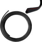 Car Door Edge Guards, Car Door Protector, 16Ft Rubber Seal Protector U Shape Edge Trim, Anti-Collision Auto Door Entry Guard Protective Strip Universal for Most Vehicles (Black, 5M)