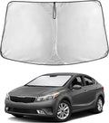 Windshield Sunshade for Kia Forte 2019-2023 2024 2025, Sun Visor for Front Windshield & Window Sun Shade Cover, UV Heat Blocker & Protector, Car Accessories