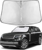 Windshield Sunshade Compatible for Land Rover Range Rover Velar 2017-2024 2025 2026, Sun Visor for Front Windshield & Window Sun Shade Cover, UV Heat Blocker & Protector, Car Accessories