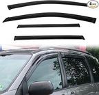 Rain Guards Compatible with 2004-2010 Toyota Sienna Tape-On Side Window Visor Wind Deflector Vent Visors Car Accessories 4pcs