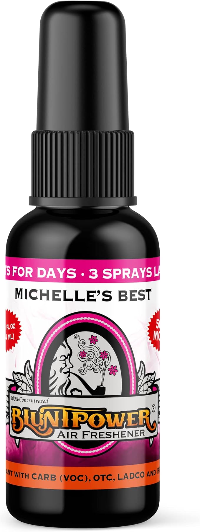 (Michelle's Best, 1 Pack) Concentrated Air Freshener for Room and Car - Oil-Based Diffuser Spray Bottle - Long-Lasting Bathroom, Car Freshener, & Odor Eliminator