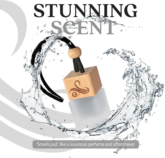 Inviktus Car Air Freshener for Men | Long Lasting Car Cologne | Automotive Scent Perfume | Vent Clip Auto Air Freshener | Odor Eliminator Technology | Car Scents by
