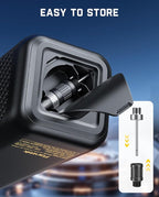 Fanttik X9 APEX Portable Air Compressor for Car Tires, 35s Fast Inflation, 150PSI Cordless Tire Inflator with Light and Power Bank, Handed Inflator for SUV, Sedan, Motorcycle, Bike, Ball,Racing Yellow