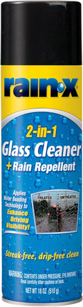 5080233 2-In-1 Glass Cleaner Plus Rain Repellent, 18 Ounce, BLUE