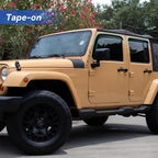 Window Visors Rain Guards Shield for 2007-2018 Jeep Wrangler JK Unlimited 4-Door, Out-Channel Window Vent Wind Deflectors Visors Shades for 07-18 Wrangler JKU