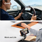 Magnetic Phone Holder for Car,Strong Non-Slip Car Phone Mount, Hands-Free Navigation for Car,Phone Holder for Car/Desk, Compatible with iPhone/Samsung and All Smartphones (2-Pack)
