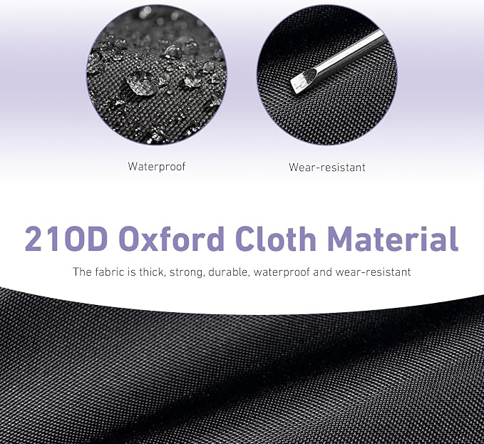 Half Car Cover, Thickened Oxford Waterproof Windshield Cover, All-Season Foldable Protective Shield for Rain Ice Snow Sand Leaves, for Most Sedans (Black, 17Ft Long)