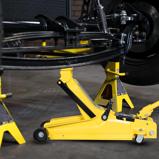 2.5 Ton Trolley Jack Hydraulic Low Profile Floor Jack for Cars Lift with Single Piston Lift Pump, 5500 lb Capacity