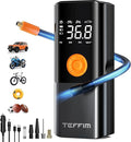 Tire Inflator Portable Air Compressor, Air Pump for Car with Pressure Gauge,Tire Inflator for Car Motorcycle Bike Pump