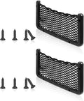 1 Pc Boat Storage Net Bag, ABS Plastic Car Framed Mesh Net Holder, Phone & Cargo Organizer with Screws for Auto, Rv, Boat, Pontoon, Truck Pocket Storage (9 x 4 Inch)