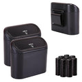 Mini Car Trash Can with Lid, Small Car Garbage Can, Cute Leakproof ABS Car Trash Bin, Car Accessories for Interior, Garbage Bin for Car, Home, Office with 120pcs Trash Bags Carbon Fibre