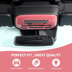 for Bronco Front Reading Light Panel Trim Cover Compatible with 2021-2025 Ford Bronco Interior Accessories 2-Door 4-Door, Pink (with AUX Switches)