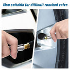 3 Pack Dual Head Tire Pressure Gauge Heavy Duty Air Pressure Tire Gauge for Auto Truck Car RV Van Gage Range 10-150PSI, 1-10Bar (Silver)