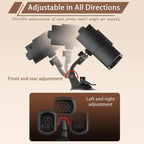 2026 New Upgrade Car Heater for Vehicle, 12V 150W Portable Car Heater, 2 in 1 Windshield Defogger and Defroster with Sucker and Holder,Plugs Into Cigarette Lighter (Black) (Black)