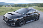 2015-2021 Tape-On Rain Guards for Subaru WRX Side Window Visor Deflectors, Durable Tinted Vent Shades 2016 2017 2018 2019 2020