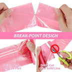 Mini Car Trash Can Bags for Auto Trash Bin, 120 Count Small Garbage Organizer Bags Tear-Resistant, Liner Refills (Vehicle Trash Can is not Included), Pink
