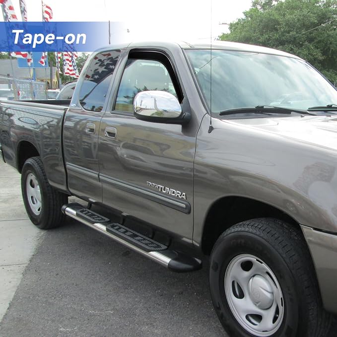 Window Visors Rain Guards for 2000-2006 Toyota Tundra Access Cab, Out-Channel Window Vent Wind Deflectors Visors Shades for 00-06 Tundra Regular Cab, for 2 Front Doors