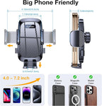 Phone Holders for Your Car Phone Holder Mount【Super Suction】 Cell Phone Holder for Car Accessories for Women Men【360° Adjustable】 Suction Phone Mount for Car, Window, Bathroom