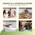 Odor Removing Gel, 15 oz. - Odor Absorbers for Home, Safer Odor Relief, Natural Plant-Based Odor Eliminator, Every 15 oz. lasts 30-60 Days, For Cooking, Trash & Pets