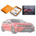 Polodunn Accessories for 11th Gen Honda Civic 2022-2025, for CRV/HRV/Accord 2023 2024 2025, Emergency Flashers Trim Caps Hazard Warning Light Push Button Cover (Orange)