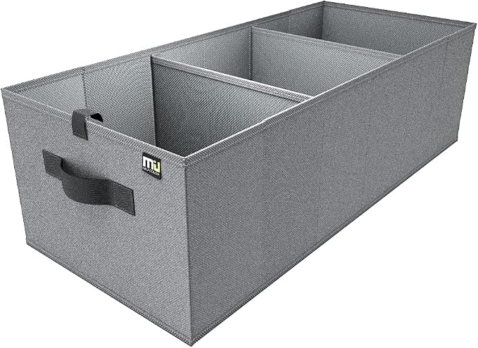Trunk Organizer for Car, Car Organizer, Sturdy Trunk Organizer for SUV, Non-Slip Bottom, Storage Organizer for Sedans, Van, Jeep, Grocery, Large 3 Compartments, Blue 32"×13"×10.6"