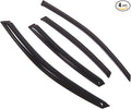 Outside Mount Window Vent Visors Rain Guards Compatible with Volkswagen Passat Sedan 1997-2005 | Side Window Wind Deflectors Rain Shields | Smoke Tinted, 4 Pcs Set, DGWV-472