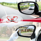 Long Blind Spot Mirror, Strip HD Glass Frameless Convex Rear View Mirrors Exterior Accessories with Wide Angle Adjustable Stick for Car SUV and Trucks, Pack of 2