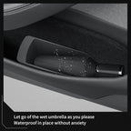 2PCS Front Door Side Pocket Box for Tesla Model Y Juniper 2025+ | 2026 Juniper Accessories, Standard/Premium/Performance, Front Door Storage Oragnizer, TPE, Black