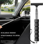 YZXODN 3 PCS Side Mirror Squeegee,Car Mirror Squeegee,Retractable Car Rearview Mirror Wiper,Portable Car Cleaning Tool for Rainy Foggy Weather,Universal Car Accessories(Black/Pink/Green)