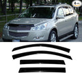Tape-On Window Visors 4-Piece for 2009-2017 Chevrolet Traverse Sun Rain Guard Shield Shade Smoke 94161